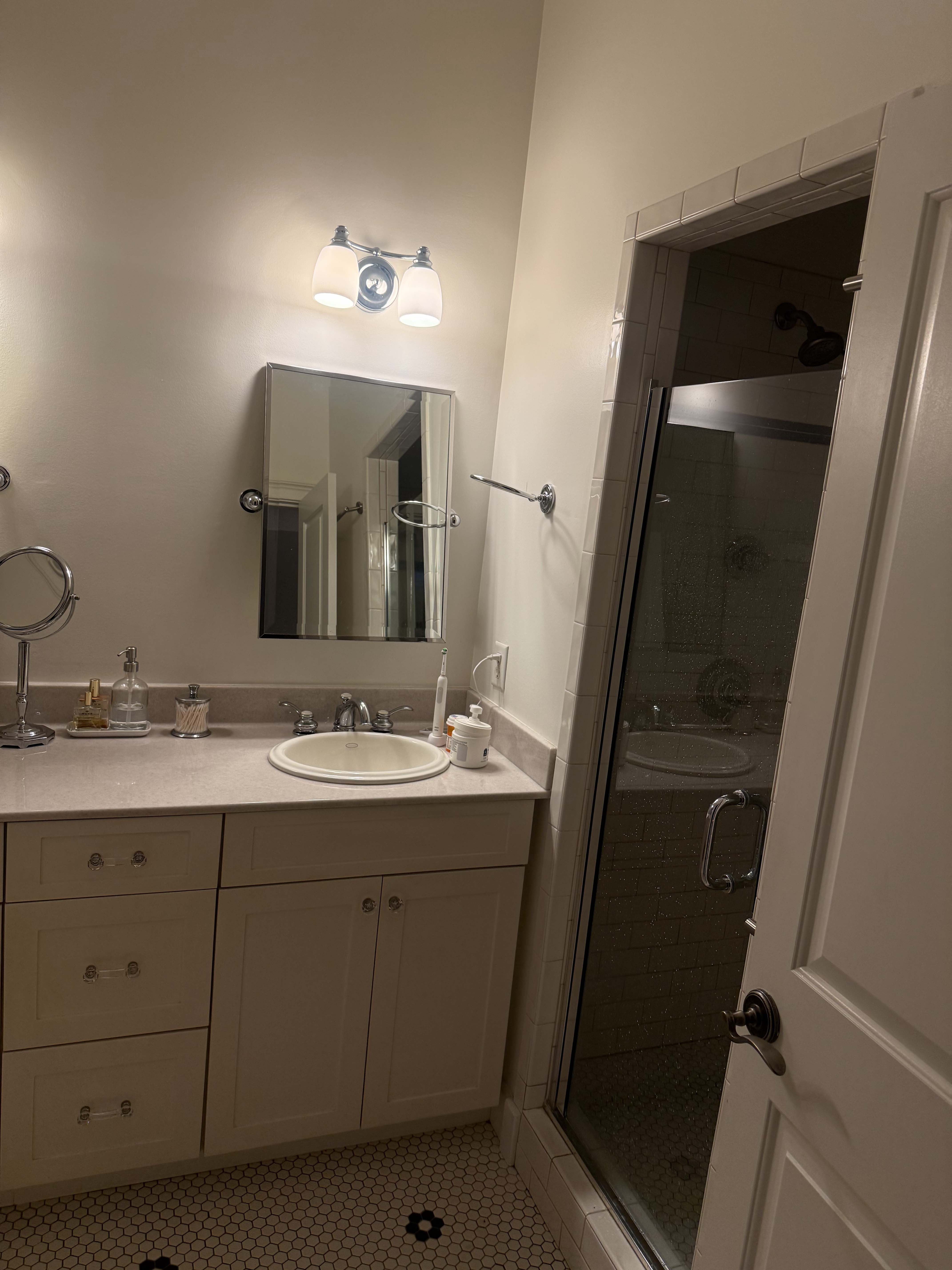 Vanity and shower 2