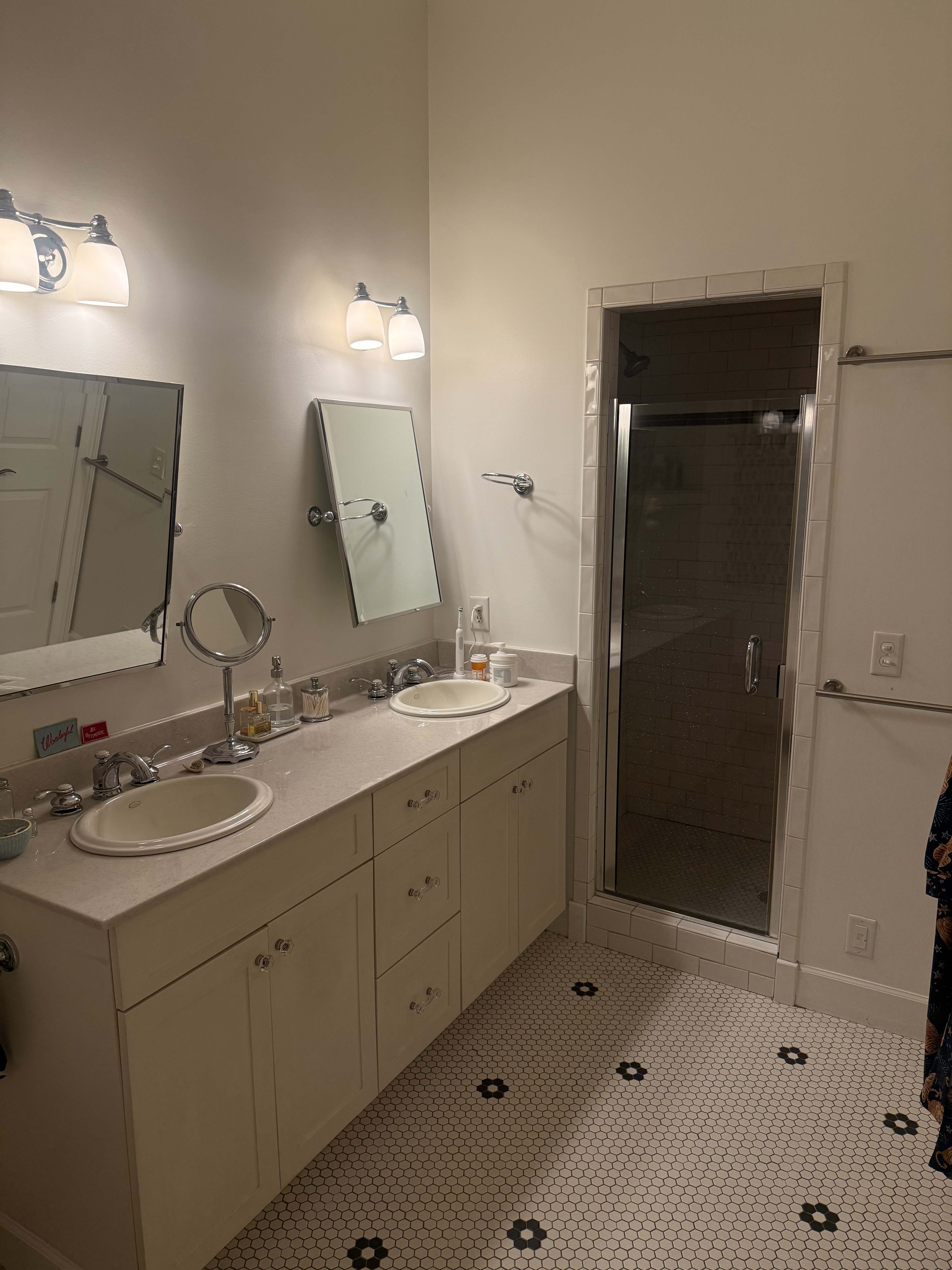Vanity and shower 3